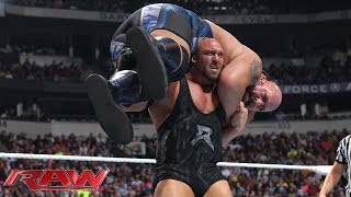 Big Show vs Ryback Raw Nov 18 2013 [upl. by Oehsen]