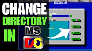 How to Change Directory In Turbo CC  Turboc Tutorial for Beginners [upl. by Philippine]