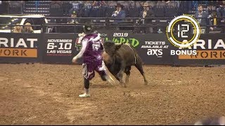 American Freestyle Bullfighting  2019 Express Ranches Invitational Highlights [upl. by Akenom]