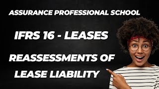 IFRS 16  REASSESSMENT OF LEASE LIABILITY [upl. by Malcah]