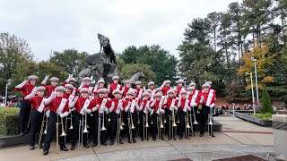 NC State Marching Band  Photography of Trombones before Football Game 11022024 [upl. by Melitta994]