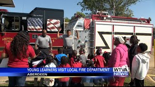 Young learners visit Aberdeen Fire Department for National Fire Prevention Week [upl. by Isied]