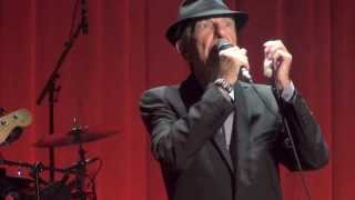 Leonard Cohen So long Marianne Dublin 11092013 [upl. by Eldrid521]