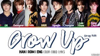 OT8 VER Stray Kids 스트레이 키즈  Grow Up 잘 하고 있어 Color Coded HanRomEng Lyrics [upl. by Nicram]