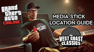 GTA Online  All West Coast Classics Media Stick Location Guide [upl. by Elmina169]