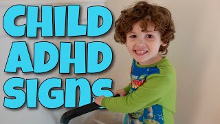 EARLY ADHD SIGNS IN 4 YEAR OLD [upl. by Reffineg]