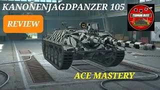 Kanonenjagdpanzer 105 Review  WoT Blitz [upl. by Aiuqram]