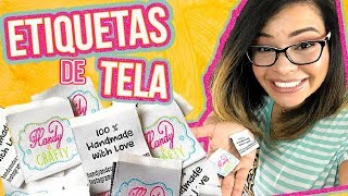 ¿Cómo hacer ETIQUETAS DE TELA  Orden de ALIEXPRESS [upl. by Cicily]