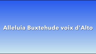 Alleluia de Buxtehude Alto [upl. by Krutz420]