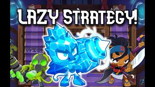 EASY STRATEGY Midnight Mansion CHIMPS Black Border Guide l Update 433 Bloons TD6 [upl. by Gerfen]