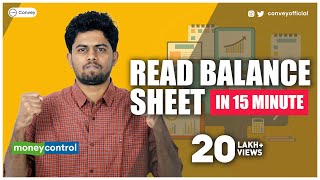 How to Read Balance Sheet on Moneycontrol Hindi Part 1 [upl. by Miza545]