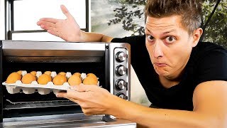 Can you HARD BOIL Eggs in the TOASTER Oven [upl. by Novah]