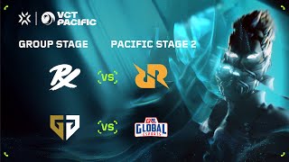 VCT Pacific Stage 2  Regular Season  Week 4 Day 1 [upl. by Klockau]