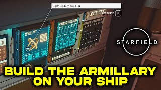 Build the Armillary on Your Ship or Build the Armillary at an Outpost  STARFIELD High Price to Pay [upl. by Lihas54]