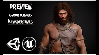 PREVIEW GAME READY 3D Character Neanderthals [upl. by Bred]