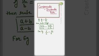 Maths Componendo amp Dividendo Rule cbsemaths icseboard matholympiadproblem mathoperation [upl. by Demetri]