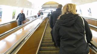 Worlds Steepest and Most Deadly EscalatorPrague Czech Republic [upl. by Amary871]