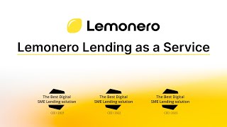 Lemonero  Lending as a service for PSP’s  Acquirers Laas [upl. by Alitta]