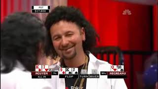 Daniel Negreanu vs Scotty Nguyen  National HeadsUp Poker Championship 2009 [upl. by Korns]