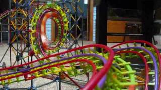 Corkscrew Knex Roller Coaster [upl. by Daloris]