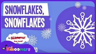 Snowflakes Snowflakes Lyric Video The Kiboomers Preschool Songs amp Nursery Rhymes for Winter [upl. by Mohandis]