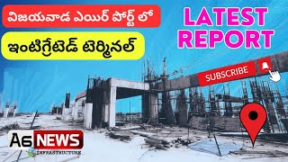 Vijayawada Airport New Integrated Terminal Building Works latest Status  Vijayawada Airport [upl. by Marx]