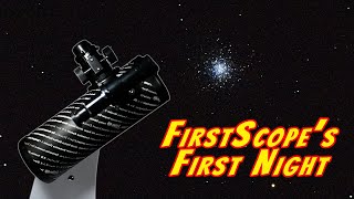 How to Use a Tiny Tabletop Dobsonian Telescope 🔭 Celestron FirstScope 76mm [upl. by Anyaj745]