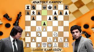 Garry Kasparov 1 vs 0 Anatoly Karpov  Queens Indian [upl. by Piegari281]