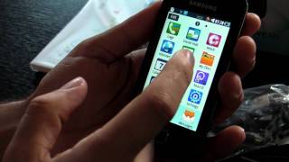 Samsung S5250 Wave525 review HD  in romana   wwwTelefonulTaueu [upl. by Letha15]