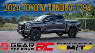 2024 Toyota Tundra 1794 on RoughCountryTV 35quot Lift Kit [upl. by Aicirtan]