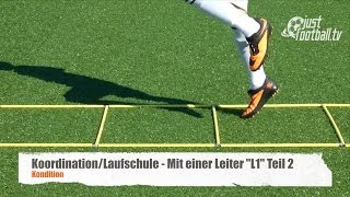 Fussballtraining Laufleiter quotL1quot Teil 2  Koordination  Kondition [upl. by Arikehs434]