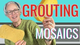 HOW TO GROUT A MOSAIC  A step by step guide to grouting mosaics [upl. by Weisbrodt]