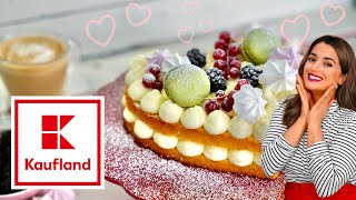 Motivtorte  Herzkuchen zum Valentinstag backen  Kaufland [upl. by Narot]