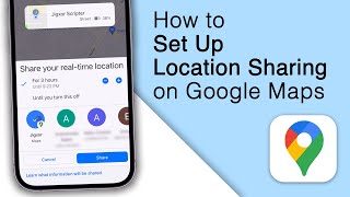 How to Set Up Location Sharing on Google Maps 2023 [upl. by Thapa659]