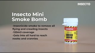 How to remove all flying and crawling insects using Insecto Mini Smoke Bomb [upl. by Hayes589]