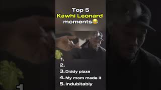 Top 5 Kawhi Leonard moments funny nba [upl. by Ilhsa]