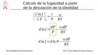 Fugacidad y Gases Reales [upl. by Heddy]