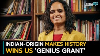 Indian origin woman in US Shailaja Paik creates history receives Prestigious US Genius Grand [upl. by Etnoed]