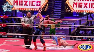 CMLL Hechicero vs Blue Panther ARENA MÉXICO [upl. by Jemima451]