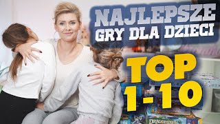 Najlepsze gry planszowe dla Dzieci │ Lista ulubionych │ 1  10 TOP [upl. by Borlow]