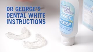 Dr Georges Dental White instructions [upl. by Harihat]