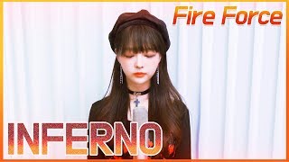 Mrs Green Apple  Inferno ★ Fire Force OP  Cover by V0RA [upl. by Maleen]