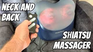 MOUNTRAX Back Massager with Heat  Shiatsu Neck and Back Massager Review [upl. by Henderson762]