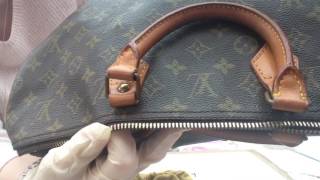 Louis Vuitton speedy 40 vintage bag care how to clean amp revive your vintage bag beforeampafter results [upl. by Okeim]