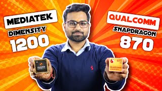 MediaTek Dimensity 1200 vs Snapdragon 870  Detailed Comparison  Exclusive [upl. by Kcyred]