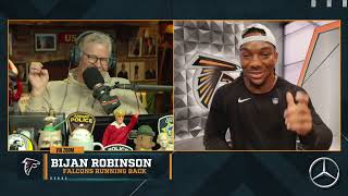 Bijan Robinson on the Dan Patrick Show Full Interview  11424 [upl. by Littlejohn]