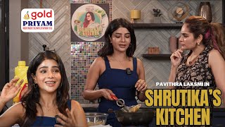 Pavithra Lakshmi in Shrutikas Kitchen  Golden Crispy Corn  🥄 Mediamasons Kitchen 🍴 [upl. by Noryak]