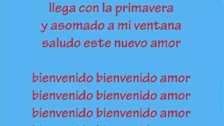 Palito Ortega quotBienvenido Amorquot cancion con letra [upl. by Nameerf]