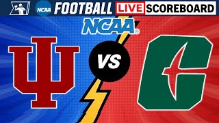 Indiana Hoosiers vs Charlotte 49ers  NCAA Football Live Scoreboard [upl. by Urania]