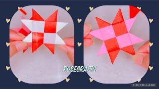 DIY HOW TO MAKE SCANDINAVIAN ⭐️ 🎄❄️ PAPER RIBBON SCANDINAVIAN STAR TUTORIAL [upl. by Bourn]